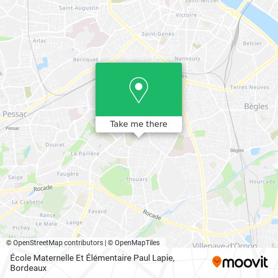 École Maternelle Et Élémentaire Paul Lapie map