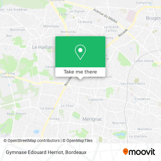 Gymnase Edouard Herriot map