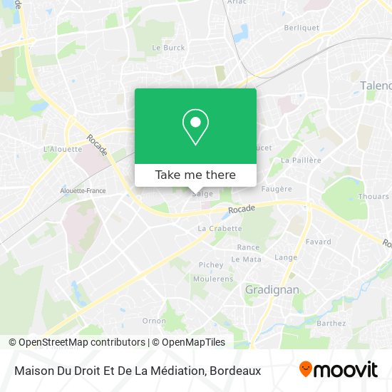 Maison Du Droit Et De La Médiation map