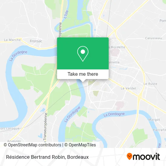 Résidence Bertrand Robin map