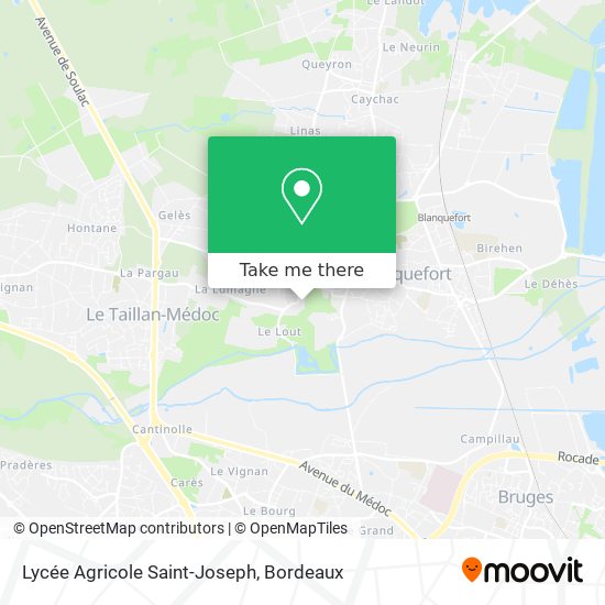 Lycée Agricole Saint-Joseph map
