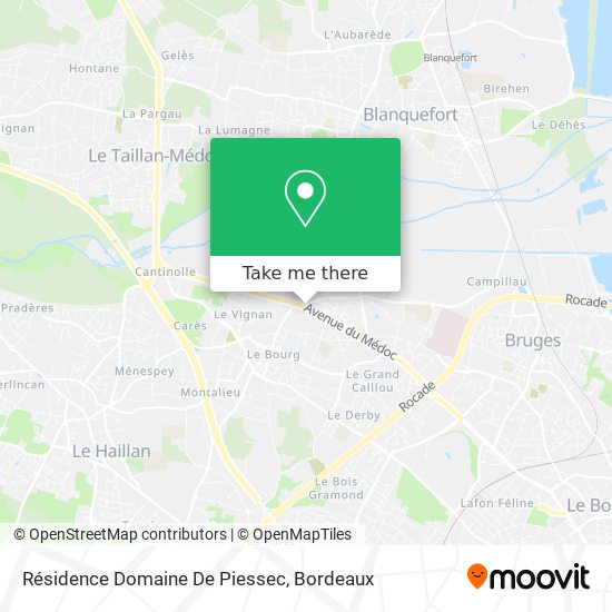 Résidence Domaine De Piessec map