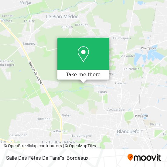 Salle Des Fêtes De Tanaïs map