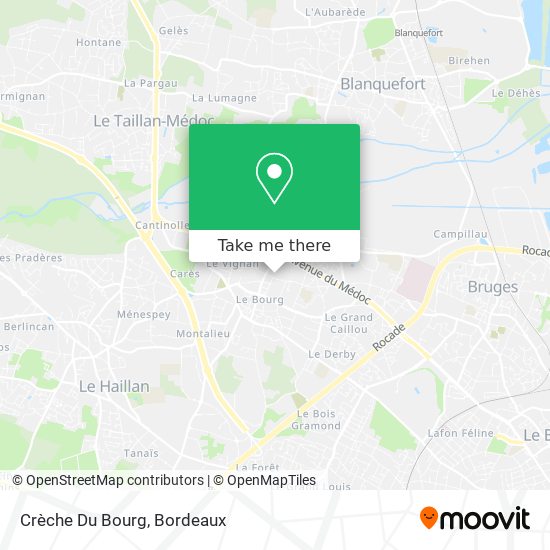 Mapa Crèche Du Bourg