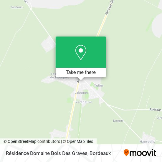 Résidence Domaine Bois Des Graves map