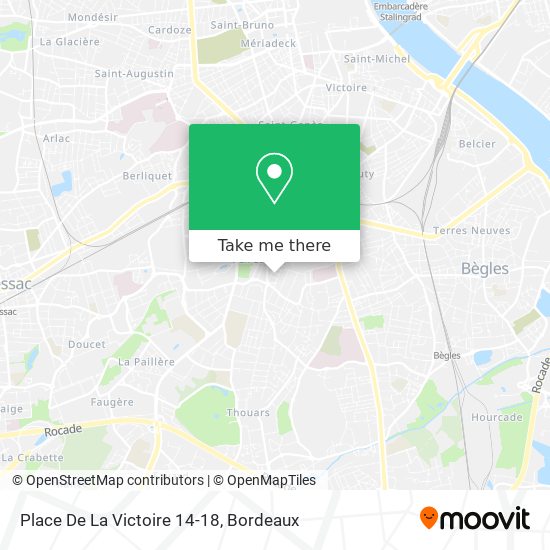 Place De La Victoire 14-18 map