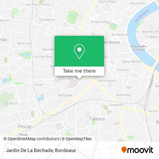 Jardin De La Béchade map