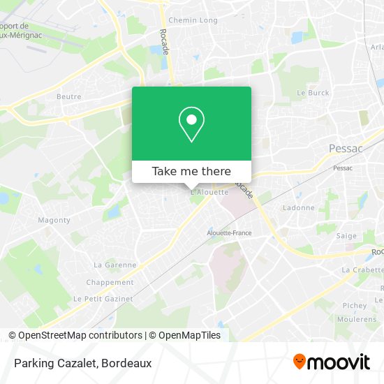 Parking Cazalet map