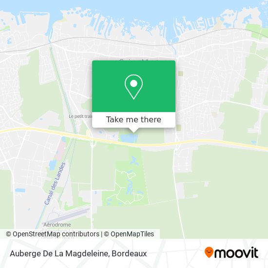 Auberge De La Magdeleine map