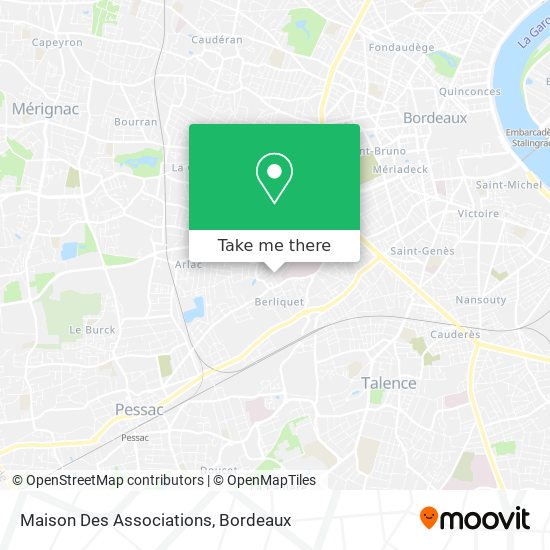 Maison Des Associations map
