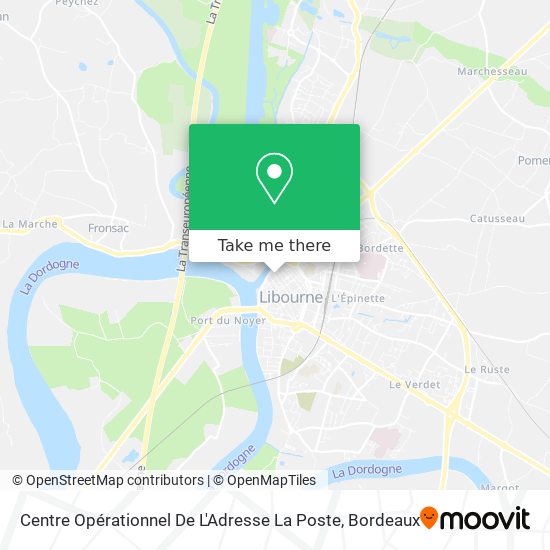 Centre Opérationnel De L'Adresse La Poste map