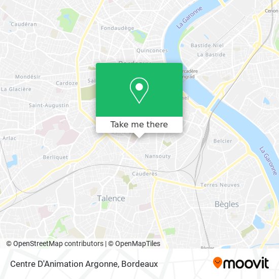 Centre D'Animation Argonne map