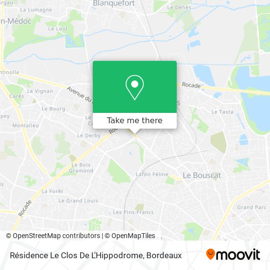 Résidence Le Clos De L'Hippodrome map
