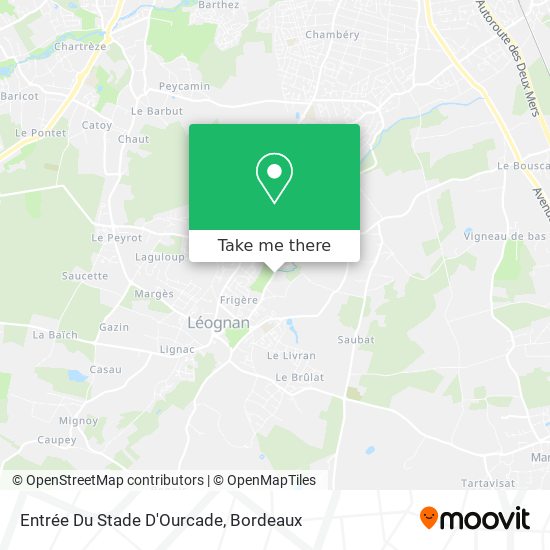 Entrée Du Stade D'Ourcade map