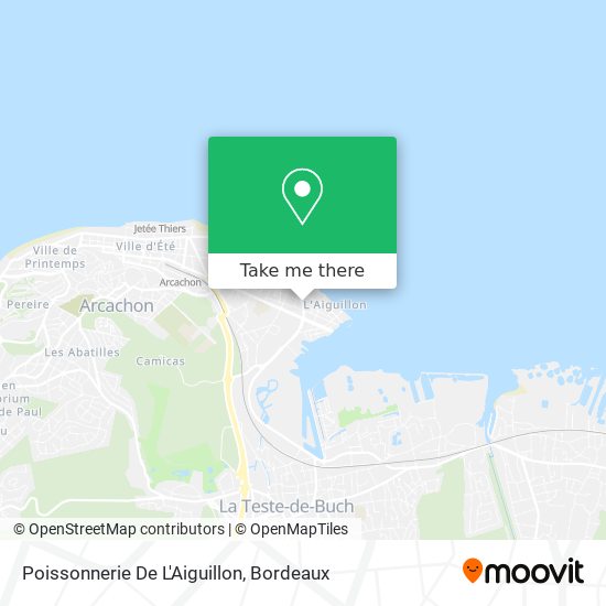 Poissonnerie De L'Aiguillon map
