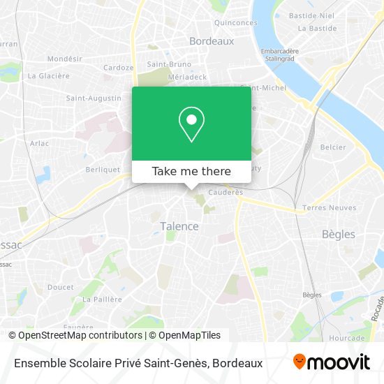 Ensemble Scolaire Privé Saint-Genès map