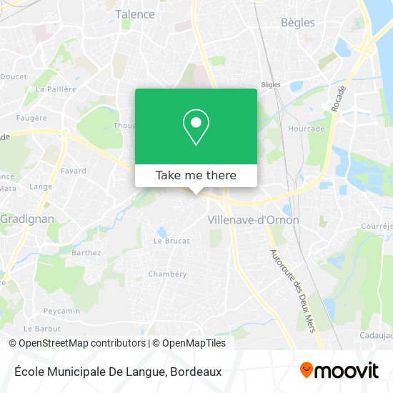 École Municipale De Langue map
