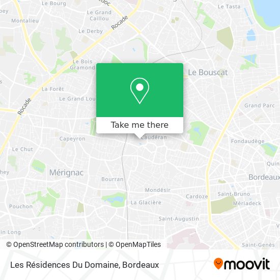 Les Résidences Du Domaine map