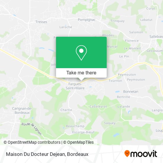 Mapa Maison Du Docteur Dejean