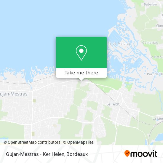 Gujan-Mestras - Ker Helen map
