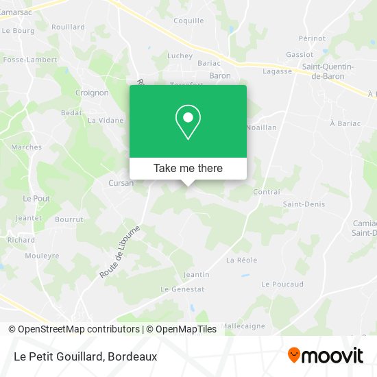 Le Petit Gouillard map