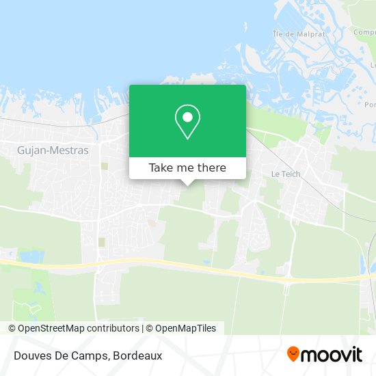 Douves De Camps map