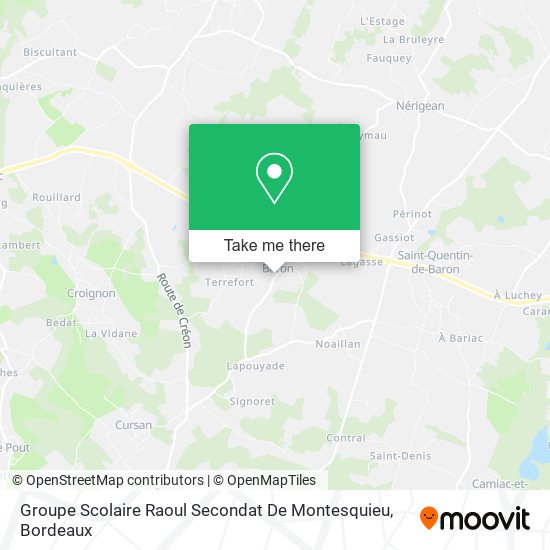 Mapa Groupe Scolaire Raoul Secondat De Montesquieu