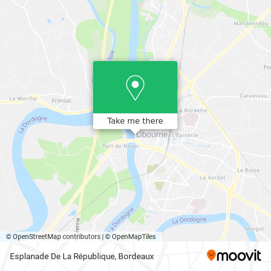 Esplanade De La République map