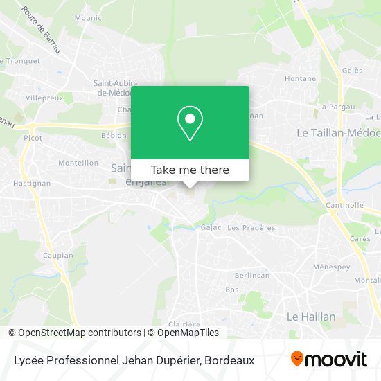 Lycée Professionnel Jehan Dupérier map