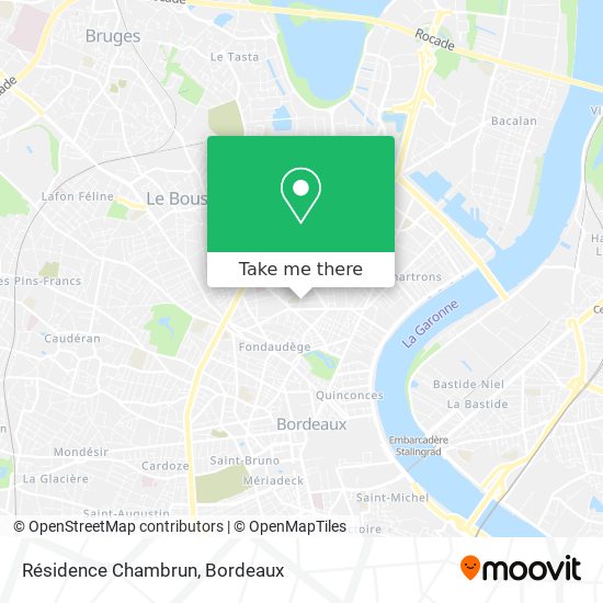 Résidence Chambrun map