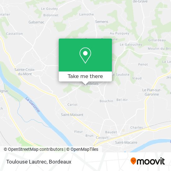 Mapa Toulouse Lautrec