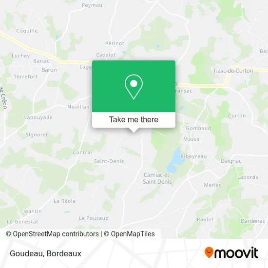 Goudeau map