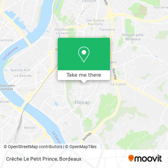 Crêche Le Petit Prince map