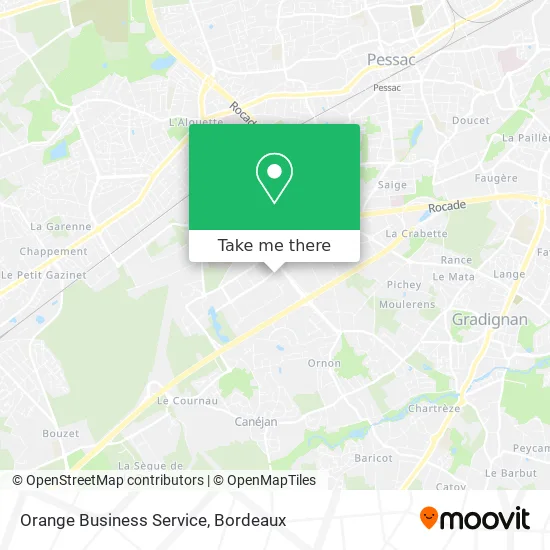 Orange Business Service map