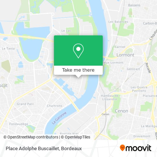 Mapa Place Adolphe Buscaillet