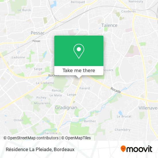 Résidence La Pleiade map