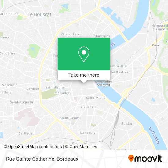 Rue Sainte-Catherine map