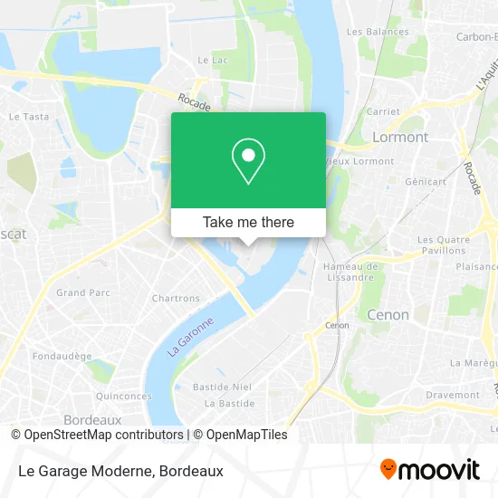 Le Garage Moderne map