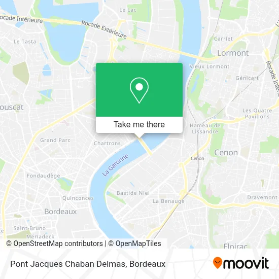Pont Jacques Chaban Delmas map