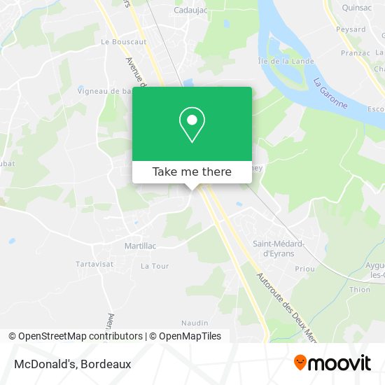 McDonald's map