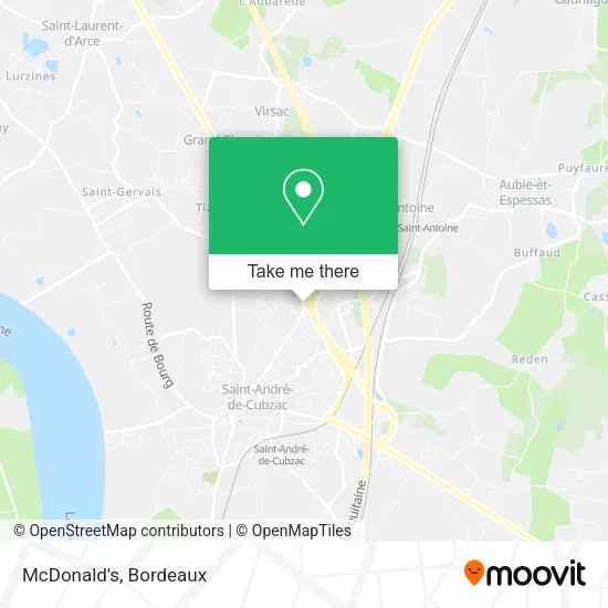McDonald's map