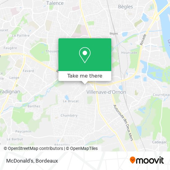 McDonald's map