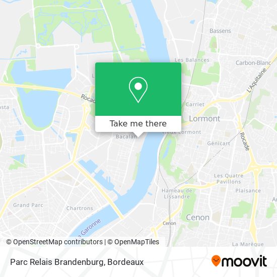 Parc Relais Brandenburg map