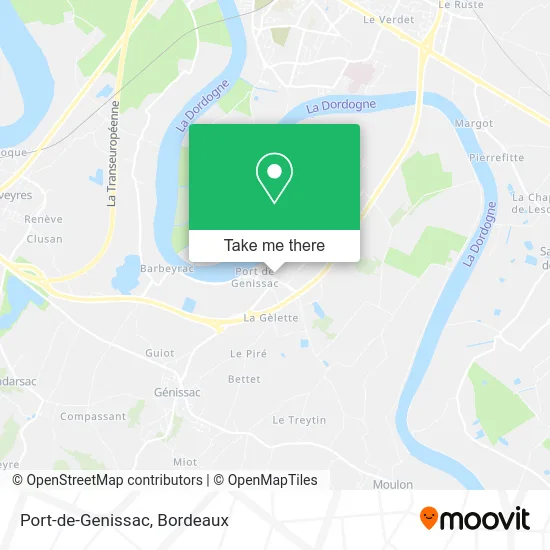 Port-de-Genissac map