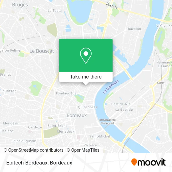 Epitech Bordeaux map