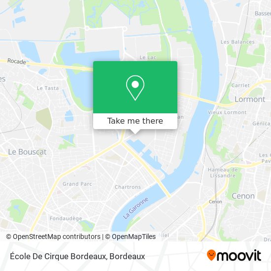 École De Cirque Bordeaux map