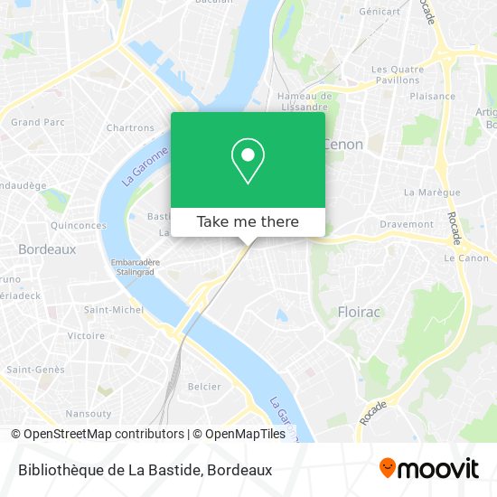 Bibliothèque de La Bastide map