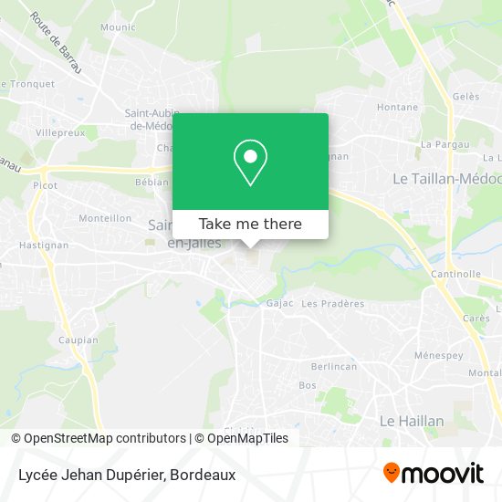 Lycée Jehan Dupérier map