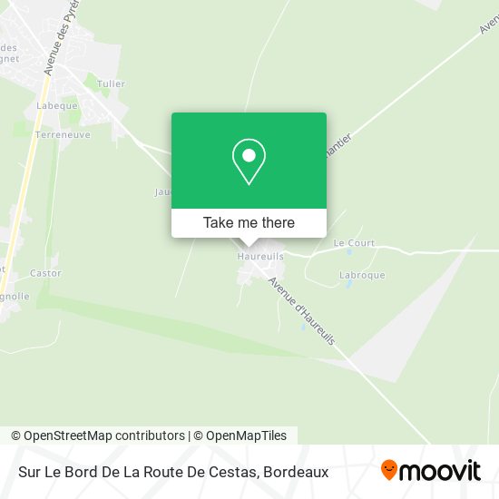 Sur Le Bord De La Route De Cestas map