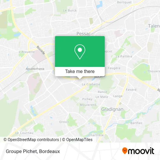Groupe Pichet map